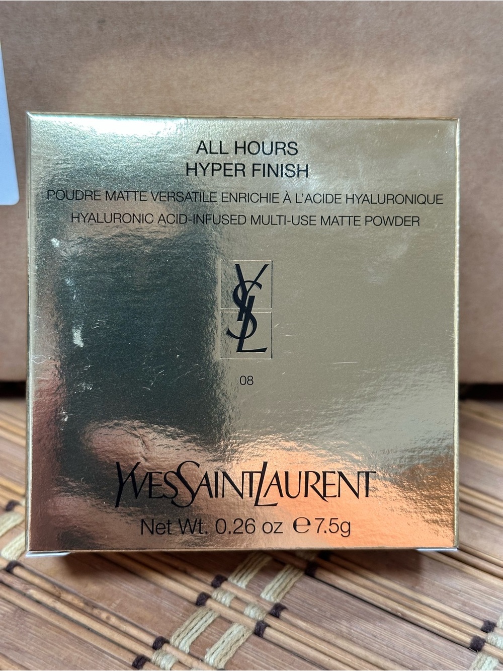 Yves Saint Laurent All Hours Hyper Finish Matte Powder - Gold Packaging